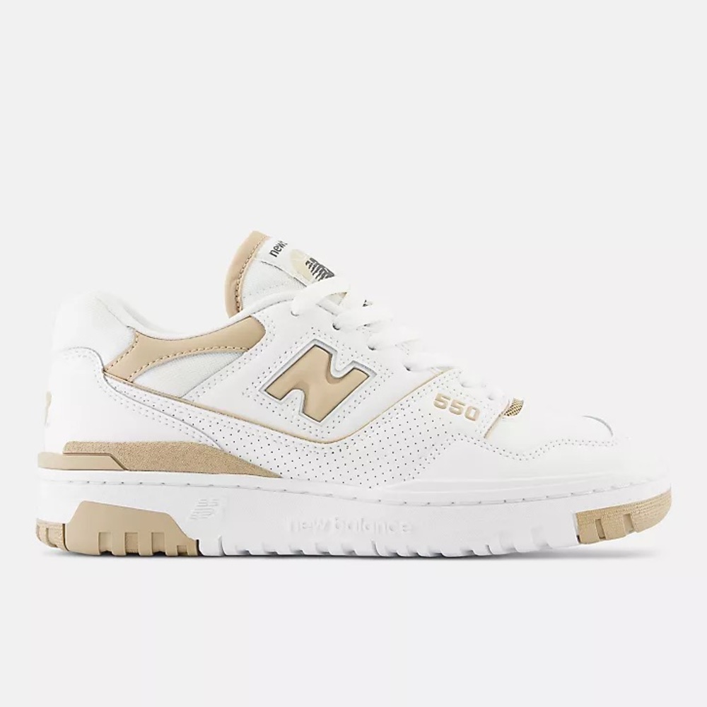 NWT new balance 550 white beige women’s size 9.5